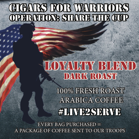 Cigars for Warriors - Loyalty Blend - Dark Roast